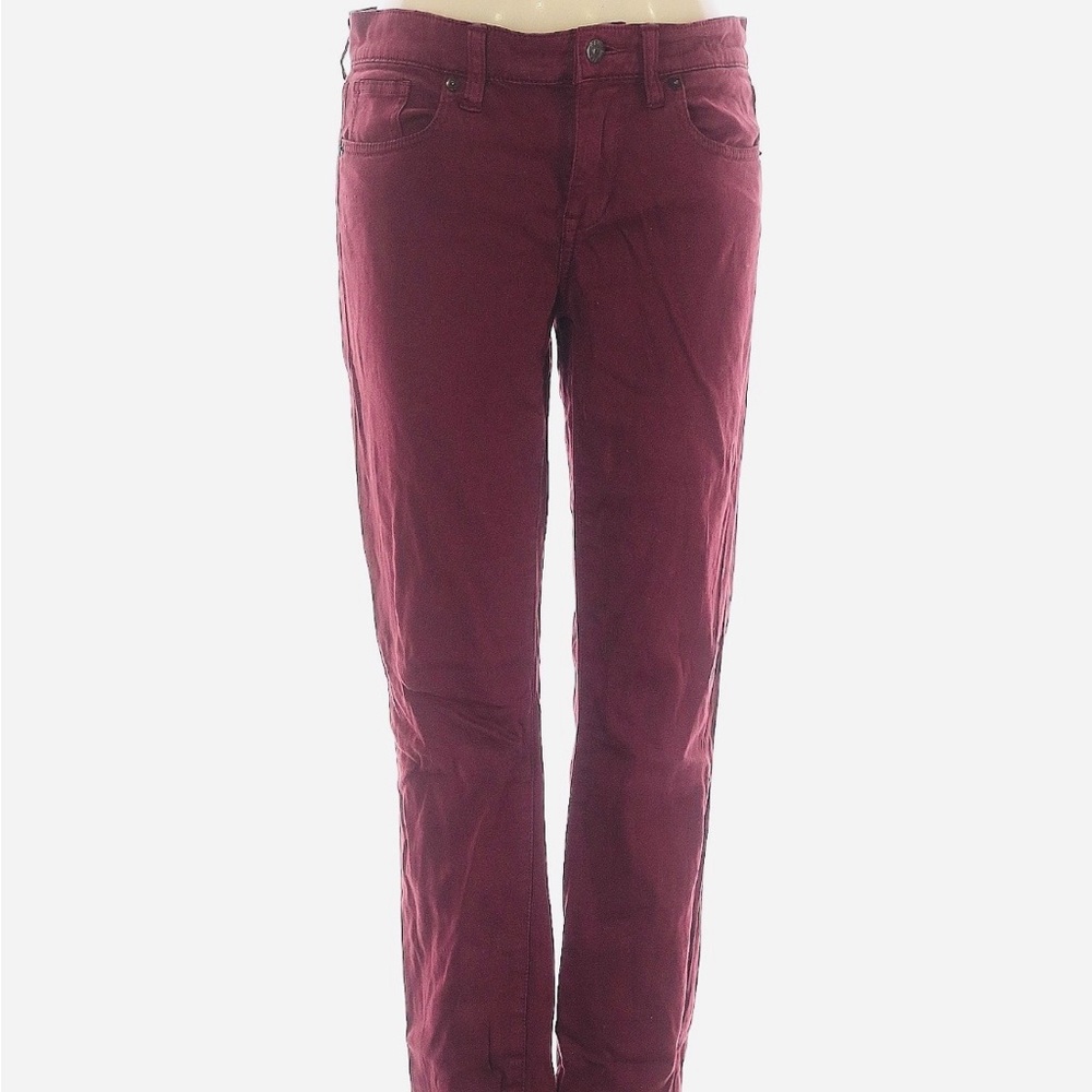 Madewell Skinny Low Rise Women's Burgundy Jeans